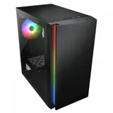Компьютерный корпус, Cougar, Purity RGB Black, Micro ATX/Mini ITX, USB 2*3.0/1*2.0, HD-Audio+Mic, Кулер 1*12см ARGB, Высота процессорного кулера до 160 мм, Длина VGA до 305мм, 2*3.5"/4+2*2.5", Толщи