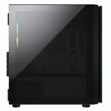 Компьютерный корпус, Cougar, Purity RGB Black, Micro ATX/Mini ITX, USB 2*3.0/1*2.0, HD-Audio+Mic, Кулер 1*12см ARGB, Высота процессорного кулера до 160 мм, Длина VGA до 305мм, 2*3.5"/4+2*2.5", Толщи