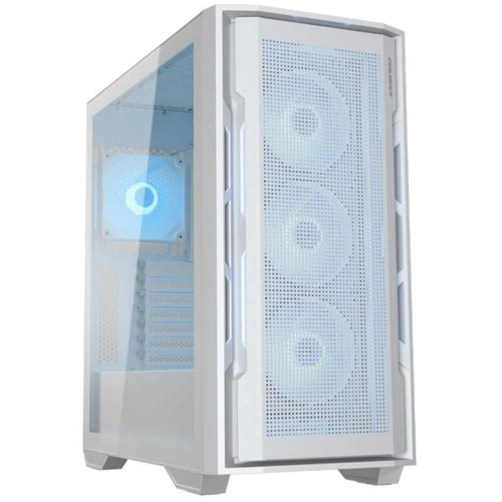 Компьютерный корпус, Cougar, Uniface RGB (White) CGR-5C78W-RGB, E-ATX/CEB/ATX/Micro ATX/Mini ITX, USB 1*Type C/2*3.0, 4 Pole Headset Audio, Кулер 4*12см ARGB, Высота процессорного кулера до 180 мм,