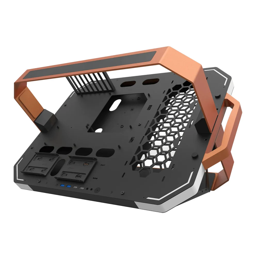 Корпус ПК без БП DarkFlash Blade-X &lt Открытый дизайн, 2x3.5, 2xUSB 3.0, 1xUSB2.0, 384*346*622mm&gt