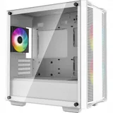 Компьютерный корпус, Deepcool, CC360 WH ARGB R-CC360-WHAPM3-G-1, Mini-ITX/Micro ATX, USB 3.0/2.0, HD-Audio+Mic, Кулер 3*120мм ARGB, Высота процессорного кулера до 165мм, Длина VGA до 320мм, 2*3.5"/2