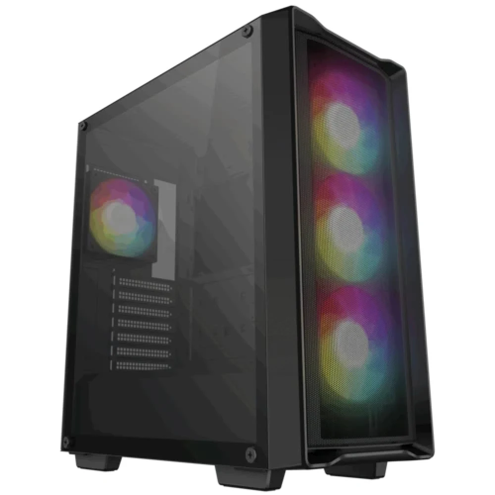 Компьютерный корпус, Deepcool, CC560 MESH V2 R-CC560-BKAMA4-G-2, ATX/Micro ATX/Mini-ITX, USB 3.0*2, HD-Audio, 4*120mm ARGB, Высота процессорного кулера до 165мм, Длина VGA до 370мм, 2*3.5"/2+1*2.5",