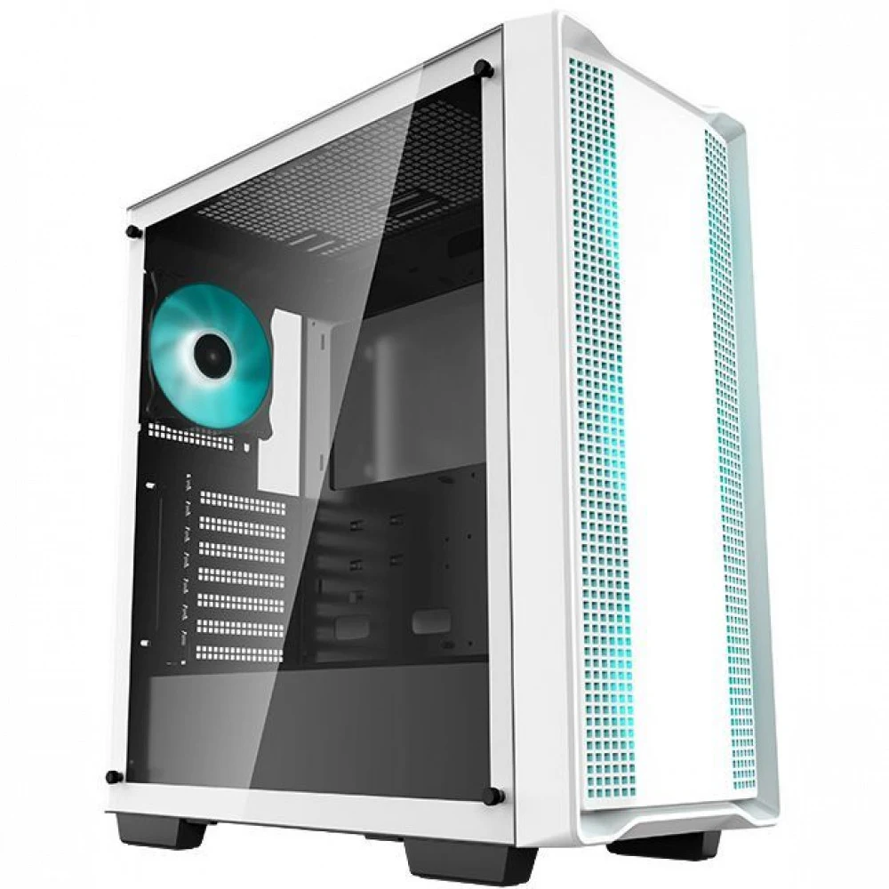 Компьютерный корпус, Deepcool, CC560 WH V2 R-CC560-WHGAA4-G-2, ATX/Micro ATX, USB 3.0*1/2.0*1, HD-Audio+Mic, 3*120mm Led Mint/1*120mm Led Mint , Высота процессорного кулера до 163мм, Длина VGA до 37