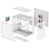 Компьютерный корпус, Deepcool, CG530 4F WH R-CG530-WHADA4-G-1, ATX/Micro ATX/Mini-ITX, USB 3.1*1/3.0*2, Audio+Mic, 4*120mm ARGB, Высота процессорного кулера до 160мм, Длина VGA до 410мм, 2*3.5"/2+1*