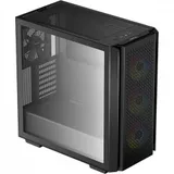 Компьютерный корпус, Deepcool, CG560 R-CG560-BKAAE4-G-1, E-ATX/ATX/Micro ATX, USB 3.0*2, 3*120mm ARGB/1*140mm, HD-Audio+Mic, Высота процессорного кулера до 175мм, Длина VGA до 380мм, 2*3.5"/2*2.5",