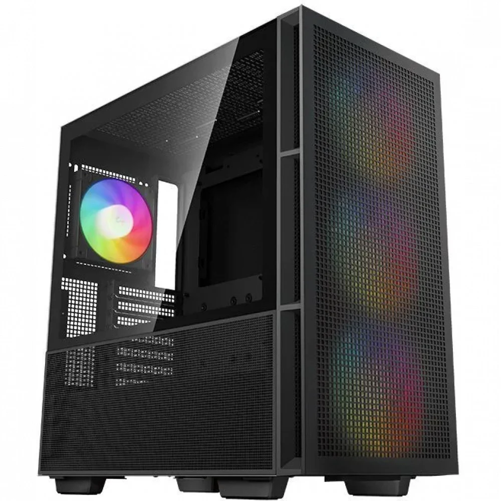 Компьютерный корпус, Deepcool, CH560 R-CH560-BKAPE4-G-1, E-ATX/ATX/Micro ATX/Mini-ITX, USB 3.1*1/3.0*1, HD-Audio+Mic, Кулер 3*140см/120 ARGB, Высота процессорного кулера до 175мм, Длина VGA до 380мм