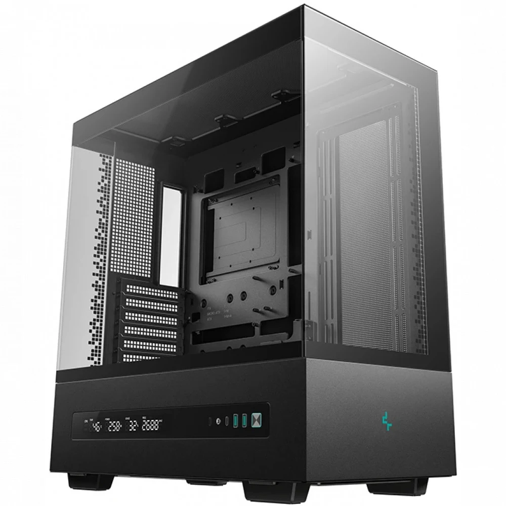 Компьютерный корпус, Deepcool, CH690 DIGITAL R-CH690-BKNNA0D-G-1, ATX/Micro ATX/Mini-ITX, USB 3.1*1/3.0*2, HD-Audio+Mic, Высота процессорного кулера до 182мм, Длина VGA до 450мм, 1*3.5"/2+1*2.5", Ст