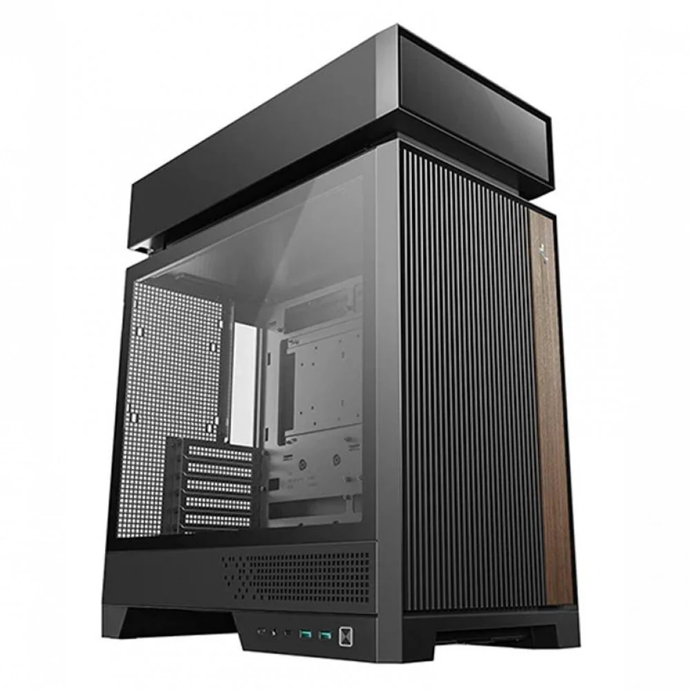 Компьютерный корпус, Deepcool, CL660, R-CL660-BKNNA0-G-1, ATX/Micro ATX, USB Type-C/ 3.0*2, HD-Audio+Mic, Кулер 2*120мм ARGB, Высота процессорного кулера до 175мм, Длина VGA до 413/388мм, 2+1*3.5"/1
