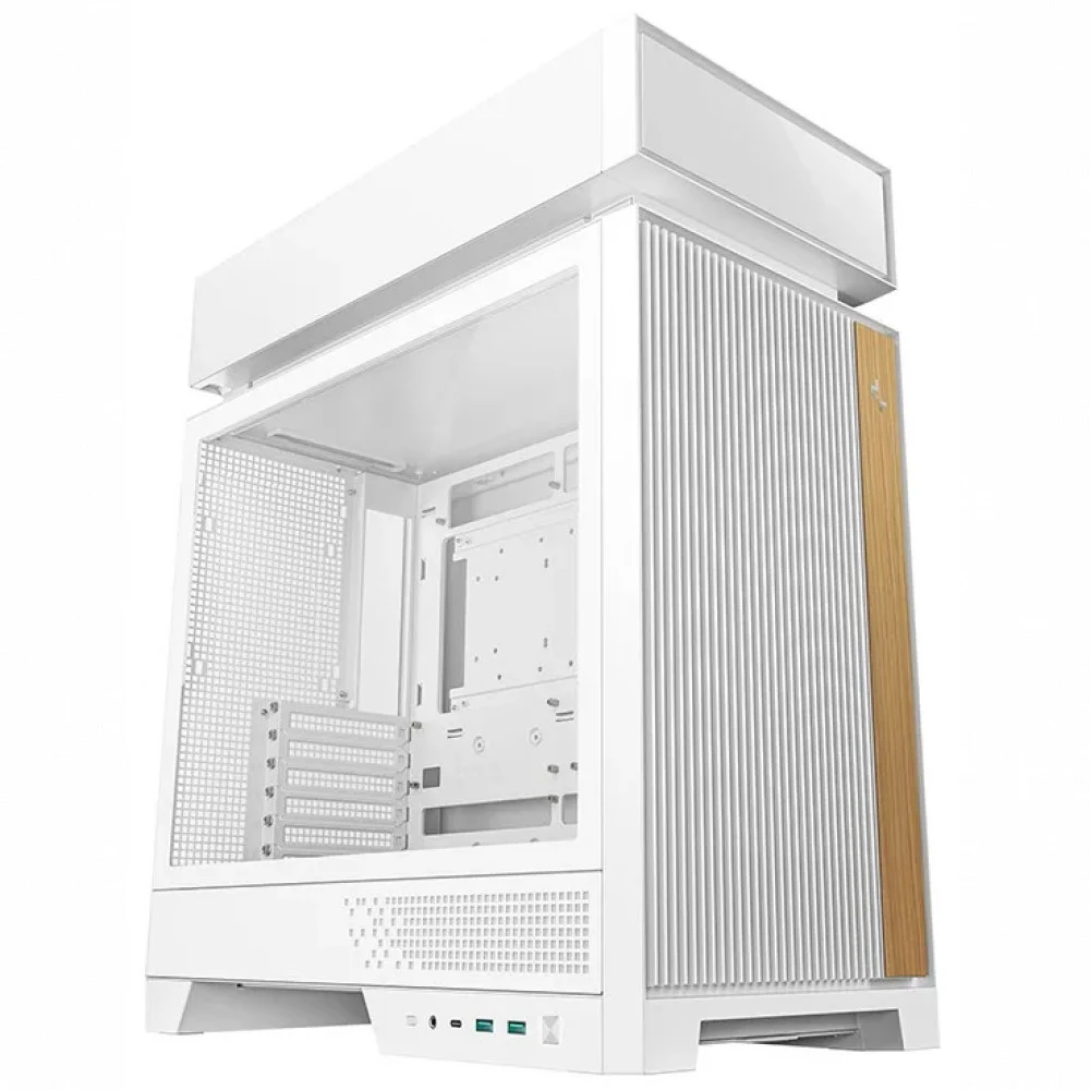 Компьютерный корпус, Deepcool, CL660, R-CL660-WHNNA0-G-1, ATX/Micro ATX, USB Type-C/ 3.0*2, HD-Audio+Mic, Кулер 2*120мм ARGB, Высота процессорного кулера до 175мм, Длина VGA до 413/388мм, 2+1*3.5"/1