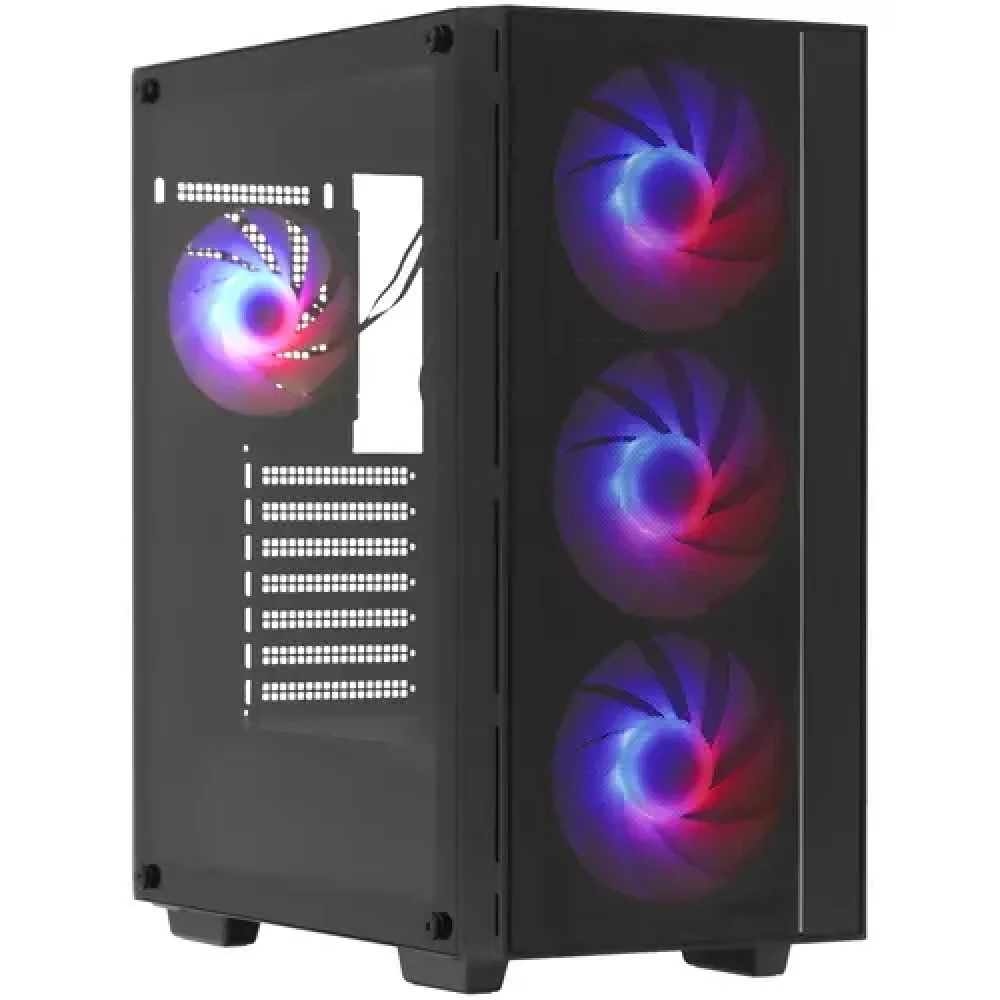 Компьютерный корпус, Deepcool, MATREXX 55 MESH V4, R-MATREXX55-BKAGA4-G-4, ATX/Micro ATX, USB 3.0*2, HD-Audio+Mic, Кулер 1*120мм/3*140мм ARGB, Высота процессорного кулера до 165мм, Длина VGA до 370м