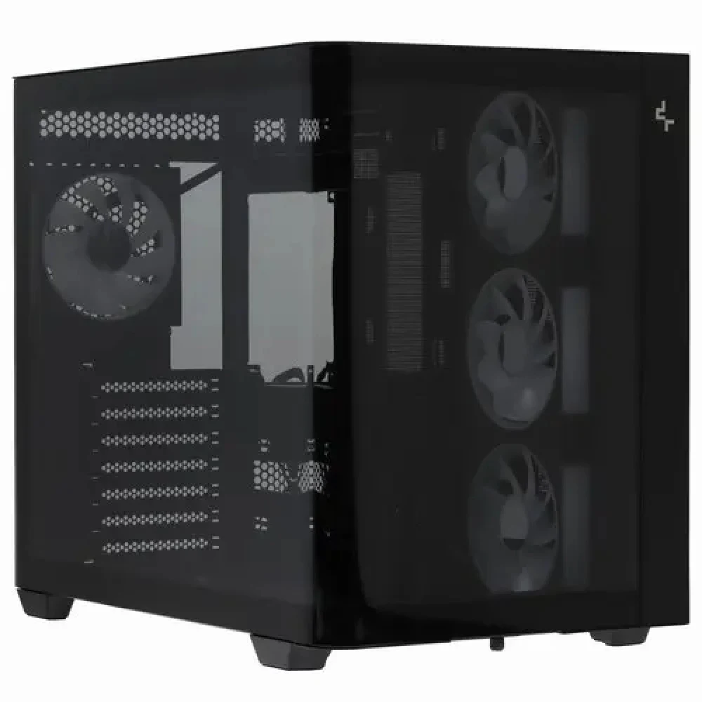 Компьютерный корпус, Deepcool, CG530U 4F R-CG530U-BKAGA4-G, ATX/Micro ATX/Mini-ITX, USB Tyoe-C/3.0*2, Audio+Mic, 4*120mm ARGB, Высота процессорного кулера до 160мм, Длина VGA до 410мм, 2*3.5"/2+1*2.