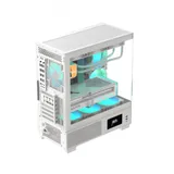 Компьютерный корпус, Formula V, Crystal E1 Cosmic White, ATX/micro ATX/ITX, USB Type C*1/3.0*2, HD-Audio, Кулер 3*120мм Floe ARPW, Высота процессорного кулера до 160мм, Длина VGA до 400мм, 2*3.5"/3*