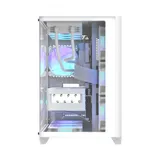 Компьютерный корпус, Formula V, Crystal U2 Floe White, ATX/micro ATX/mini-ITX, USB Type C/3.0/2.0, HD-Audio, Кулер 4*120мм Floe ARPW, Высота процессорного кулера до 160мм, Длина VGA до 410мм, 2*3.5"