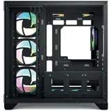 Корпус для ПК Forza Forza FZ-G42B Seaview TG ATX Case, black, w/o psu, Curved Tempered glass front panel, 1x3,5", 3x2,5