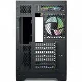 Корпус для ПК Forza Forza FZ-G42B Seaview TG ATX Case, black, w/o psu, Curved Tempered glass front panel, 1x3,5", 3x2,5