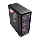 Кейс CUT593A-B, ATX Full Tower, E-ATX, ATX, M-ATX, Mini-ITX, USB3.0 x 2, Type-C, TG, Black