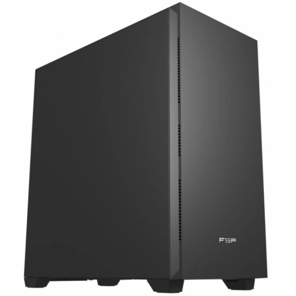 Корпус FSP U530-BS, ULTRA Tower ATX, VGA up to 375mm, 3xFAN Front, Without Window, Black