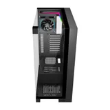 Кейс FSP U691-BP, Panoramic ATX Ultra Tower, ATX(BTF), M-ATX, Mini-ITX, USB3.0 x 2, Type-C, TG, Black