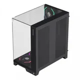 Компьютерный корпус, Gamemax, Infinity Pro BK, 14100903090, Mid Tower, ATX/m-ATX/ITX, USB 3.0*1/ Type-C*1/ HD Audio, 5*120мм ARGB вентиляторы, Высота процессорного кулера 160мм, Длина VGA 400мм, Кол