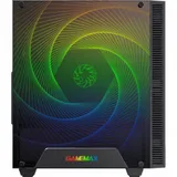 GameMax Корпус Kreator без БП (Midi Tower, ATX, Черный, 1*USB3.0 + 1*USB2.0, RGB 1*120 мм+ fan cont)