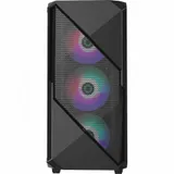 Компьютерный корпус, Gamemax, Revolt, 12360600005, Midi Tower, E-ATX/ATX/m-ATX/, USB3.0*1/ USB2.0*1, HD-Audio, Кулер 4*12см ARGB, Высота процессорного кулера 170мм, Длина VGA 340мм, Количество отсек