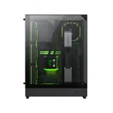 Компьютерный корпус, Gamemax, T20 BK, 9101-1000R0001, Mid-Tower, M-ATX, USB3.0*1/ Type-C*1/ HD-Audio, Кулер ARGB 2*12см, Высота процессорного кулера 160мм, Длина VGA 382мм, Количество отсеков 1*3,5"