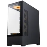 Корпус GameMax Vista AB, Mid Tower, ATX, Black, 2x3.5"/2x2.5" HDD, Mic+Audio