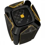 Корпус ПК без блока питания/ Case Geometric Future Model 2 The Ark, Mini-Tower, no fans, 3xUSB-A 3.0, 1xUSB 3.2 Type-C, mATX, mITX Black/Gold