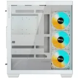 Компьютерный корпус GigaByte C500 PANORAMIC STEALTH ICE, Без БП, 2xUSB3.0/Type-C, 4xARGB, White, ATX
