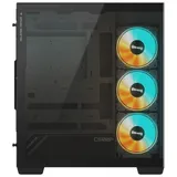 Корпус Gigabyte GB-C500P ST черный без БП ATX 3x120mm 6x140mm 2xUSB3.0 1xUSB3.1 audio bott PSU