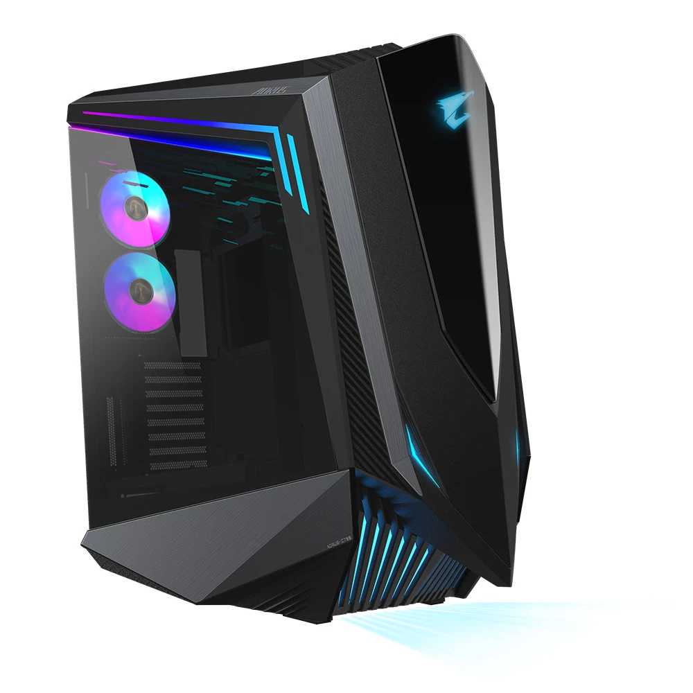 Корпус Gigabyte AORUS C700 Glass FullTower, E-ATX, USB-C x1, USB3.0 X4, HDMI x1, Audio I/O, Black, TG