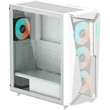 C301 Glass White MidTower, ATX, USB-C x1, USB3.0 x2, Audio I/O, GPU:400mm, Black, TG