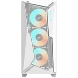 C301 Glass White MidTower, ATX, USB-C x1, USB3.0 x2, Audio I/O, GPU:400mm, Black, TG