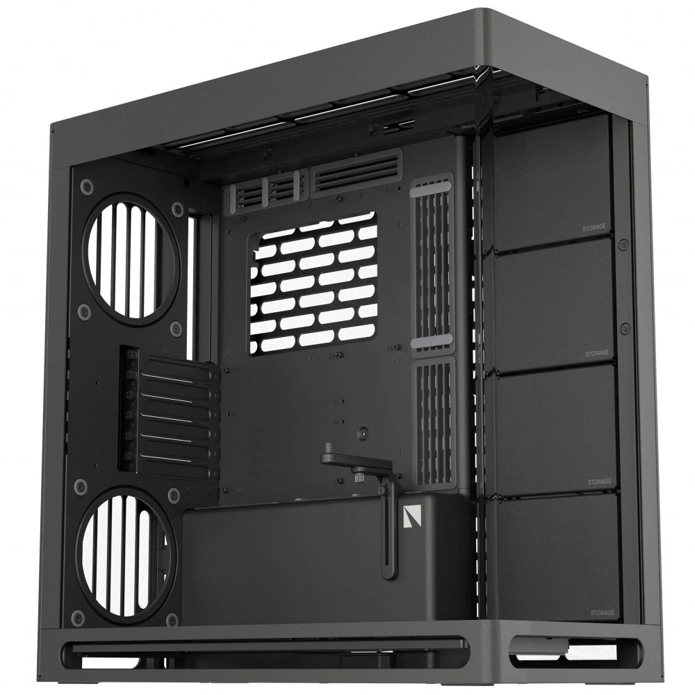 Компьютерный корпус, HAVN, HS 420 BK (HVN-CA-HS420-06), E-ATX/ATX/Micro ATX, USB 1*Type C/2*3.2, HD-Audio, Высота процессорного кулера до 185 мм, Длина VGA до 480мм, 5*3.5"/5*2.5", Толщина 0,8мм, 54