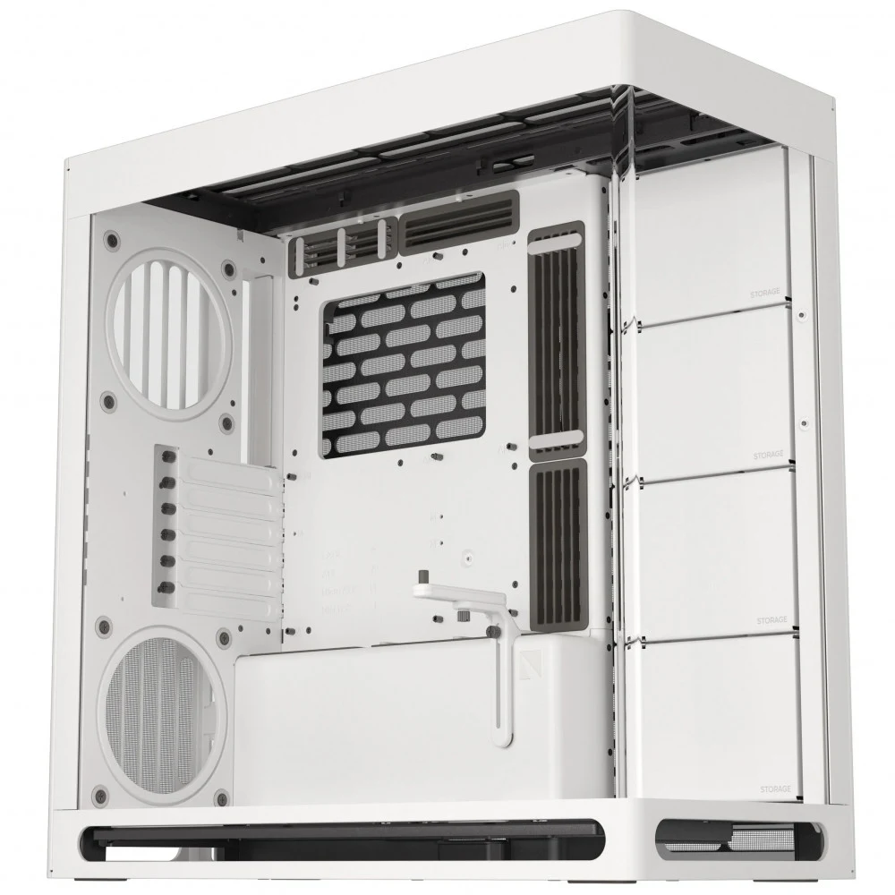 Компьютерный корпус, HAVN, HS 420 WH (HVN-CA-HS420-05), E-ATX/ATX/Micro ATX, USB 1*Type C/2*3.2, HD-Audio, Высота процессорного кулера до 185 мм, Длина VGA до 480мм, 5*3.5"/5*2.5", Толщина 0,8мм, 54