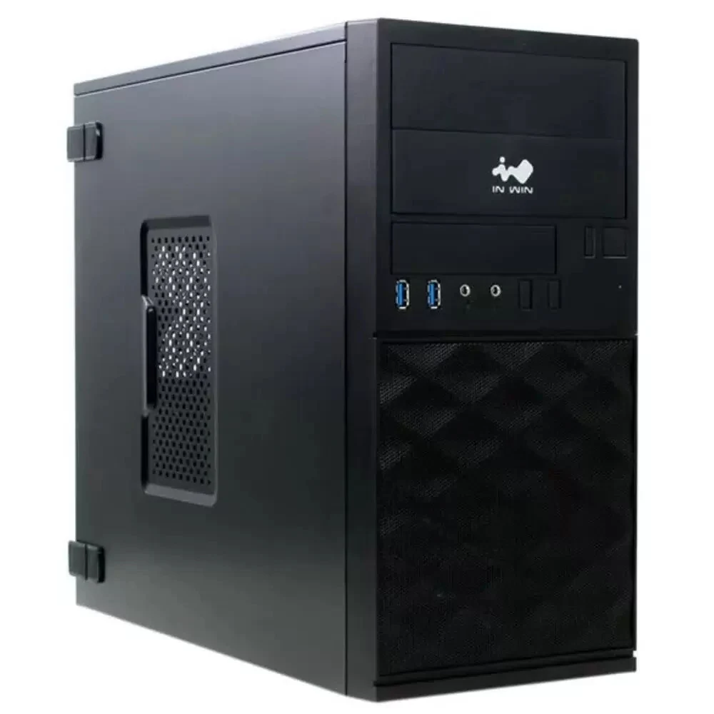 корпус Mini Tower InWin EFS052 Black 600W PM-600ATX U3*2 +A(HD)+ front fan holder+ Screwless mATX