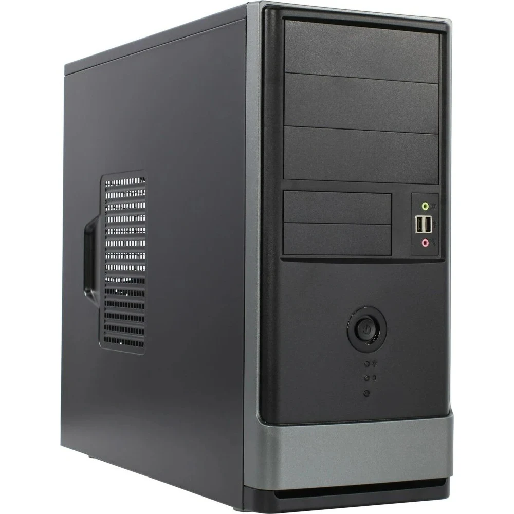INWIN EAR-002 PM-600ATX-F Black-Graphite Mid Tower (ATX, Micro-ATX, без БП, Steel SPCC) (6151358)