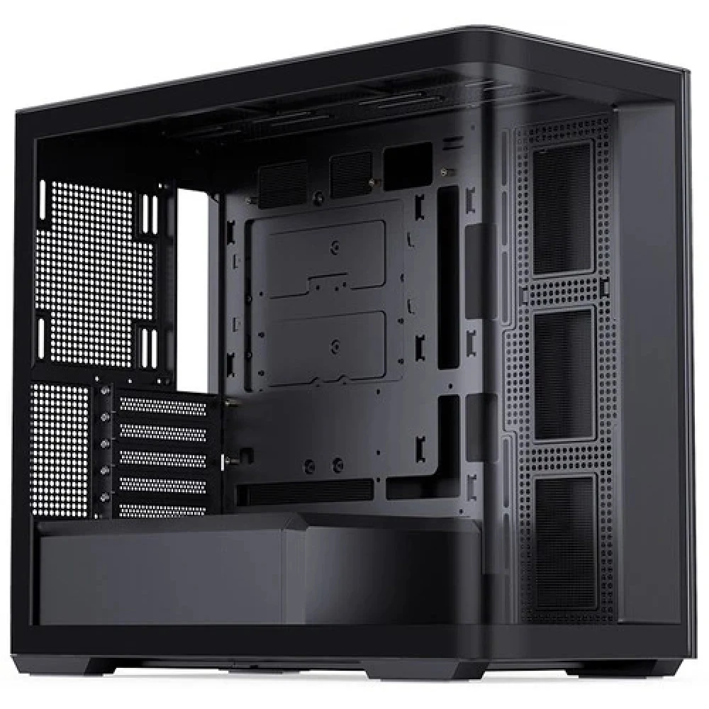 Компьютерный корпус, Jonsbo, D300, D300 Black, Mini-Tower, ITX/M-ATX, USB 3.2 Type-C*1/USB3.0*2/Audio+Mic*1, Высота процессорного куллера 180мм, Длина VGA до 430мм, 3*2,5"/2*3,5", Сталь, Закаленное