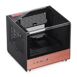 Корпус без блока питания/ Корпус JONSBO TK-0 Black ITX без БП, mini-ITX, micro-ATX, ATX, черный
