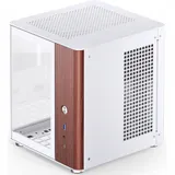 Корпус без блока питания/ Корпус JONSBO TK-0 White ITX без БП, mini-ITX, micro-ATX, ATX, белый