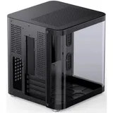 Корпус без блока питания/ Корпус JONSBO TK-1 Black 2.0 MATX без БП, mini-ITX, micro-ATX, черный