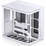 Компьютерный корпус, Jonsbo, TK-2, TK-2 White, Midi-Tower, ATX/ITX/Micro ATX, USB Type-C*1/USB 3.0*1/Audio+Mic*1, Высота процессорного куллера 165мм, Длина VGA до 220мм, 1*2,5"/2*3,5", Сталь, Закале