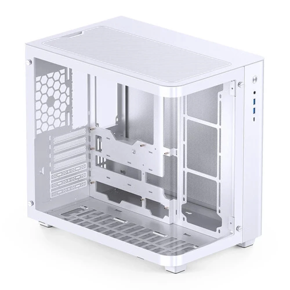 Компьютерный корпус, Jonsbo, TK-3, TK-3 White, Mid-Tower, ITX/M-ATX/ATX, USB 3.0 Type-C*1/USB 3.0 *2/Audio+Mic*1, Высота процессорного куллера 165мм, Длина VGA до 420мм, 2*3,5" или 1*2,5"/1*3,5", Ст
