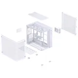 Компьютерный корпус, Jonsbo, TK-3, TK-3 White, Mid-Tower, ITX/M-ATX/ATX, USB 3.0 Type-C*1/USB 3.0 *2/Audio+Mic*1, Высота процессорного куллера 165мм, Длина VGA до 420мм, 2*3,5" или 1*2,5"/1*3,5", Ст