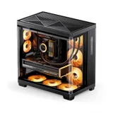 Компьютерный корпус, Jonsbo, TK-4 Black, TK-4 Black, ATX / Micro-ATX / Mini-ITX, 2*3.5"/2*2.5", Высота кулера до 175 мм, Длина VGA до 460 мм, 495х298.6х495 мм, Без Б/П, Черный