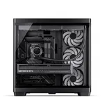 Компьютерный корпус, Jonsbo, TK-4 Black, TK-4 Black, ATX / Micro-ATX / Mini-ITX, 2*3.5"/2*2.5", Высота кулера до 175 мм, Длина VGA до 460 мм, 495х298.6х495 мм, Без Б/П, Черный