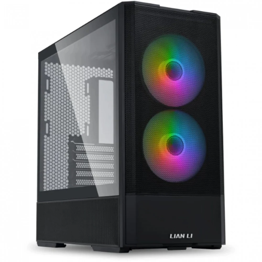 Корпус Lian Li Lancool 207 Black ATX/mATX/mITX, фронтальный пылевой фильтр, спереди предустановлено 2x140mm ARGB Fan, 1xTypeC, 2xUSB3.0, G99.LAN207RX.00