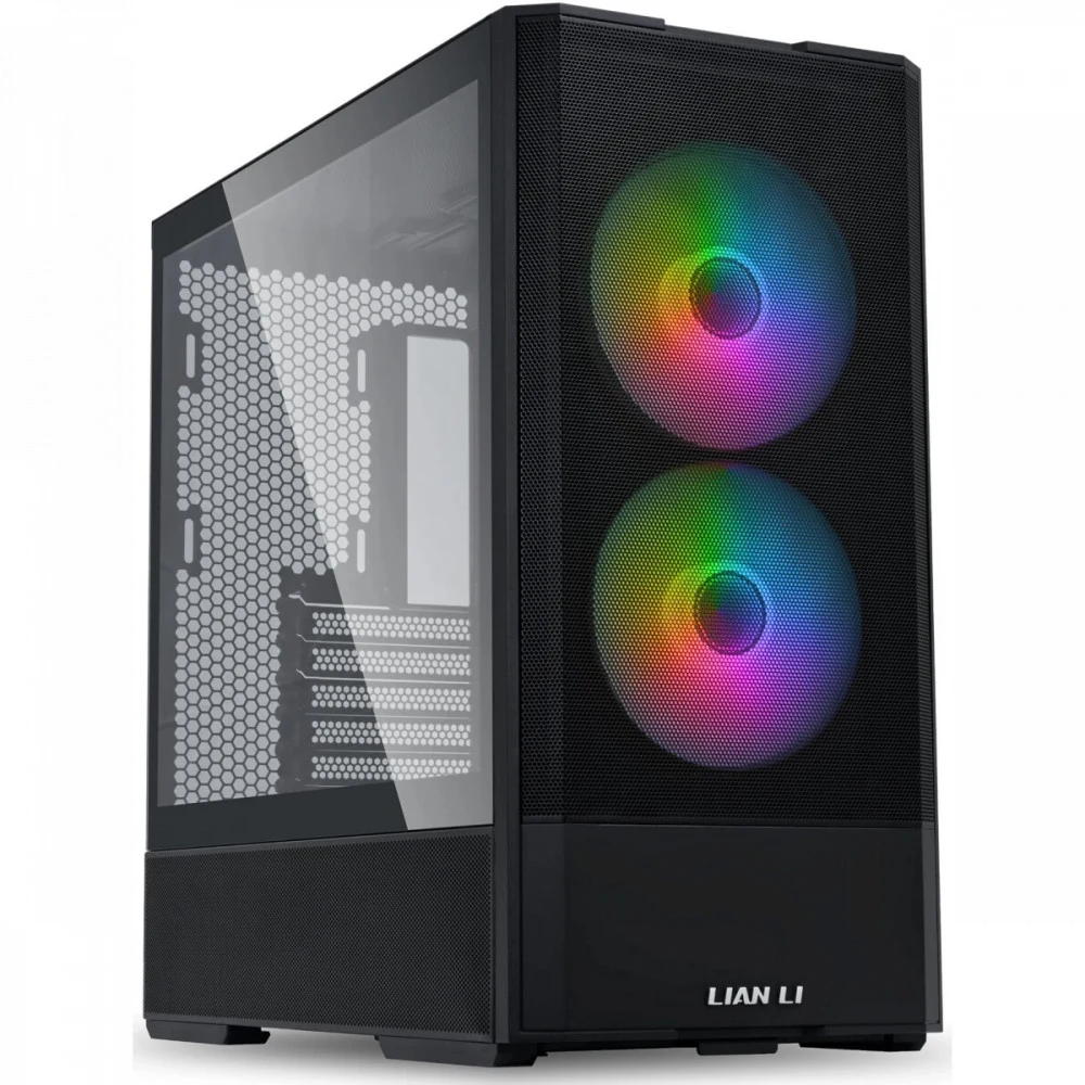 Корпус Lian Li Lancool 207 Black ATX/m-ATX/m-ITX, двойной фронтальный пылевой фильтр, спереди предустановлено 2x140mm ARGB Fan, 1xTypeC, 2xUSB3.0, G99.LAN207RX.10R