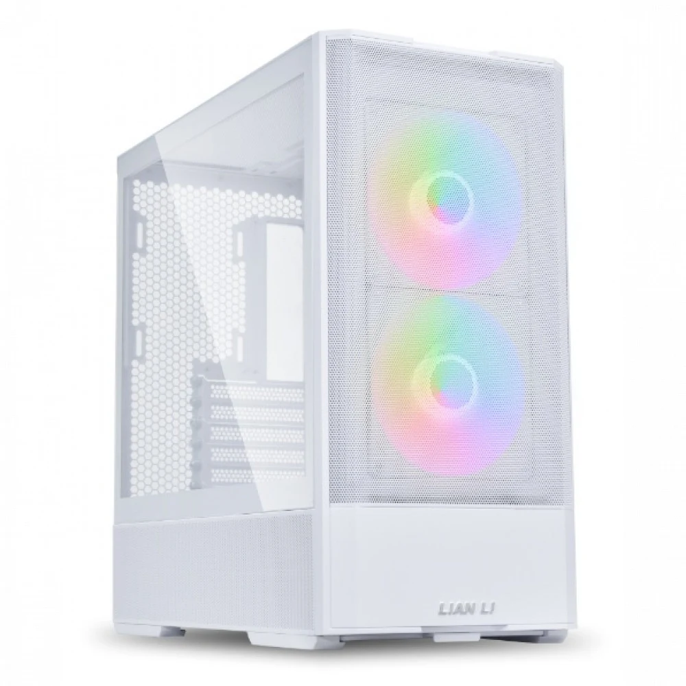 Корпус Lian Li Lancool 207 White ATX/m-ATX/m-ITX пылевой фильтр, спереди предустановлено 2x140mm ARGB Fan, снизу 2x120mm, 1xTypeC, 2xUSB3.0, PWM Fan, G99.LAN207RW.10RS