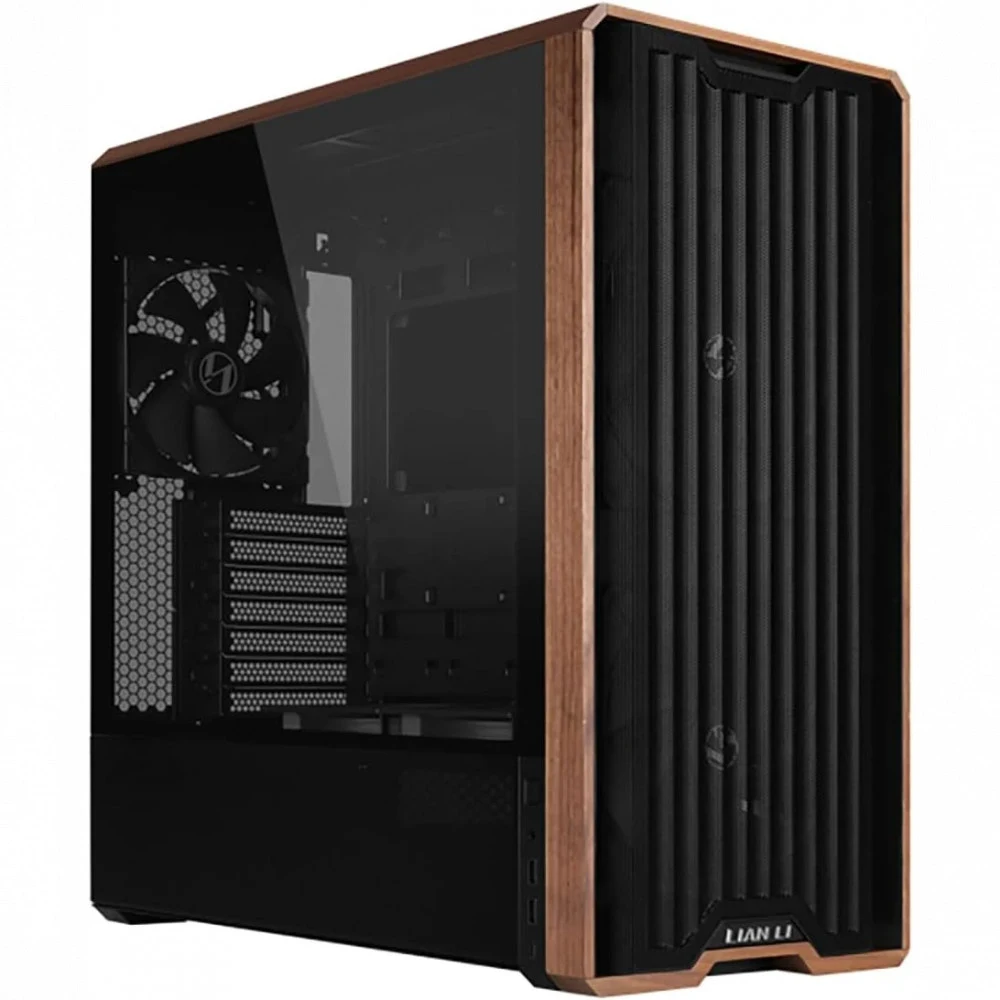 Корпус Lian Li LanCool 217, Midi Tower, E-ATX, ATX, Black, 1х3.5"/2х2.5", 2xUSB3.0, USB-C
